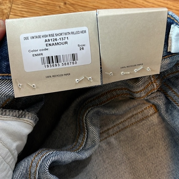 AGolde Dee Shorts Size 26 NWT - Picture 10 of 13